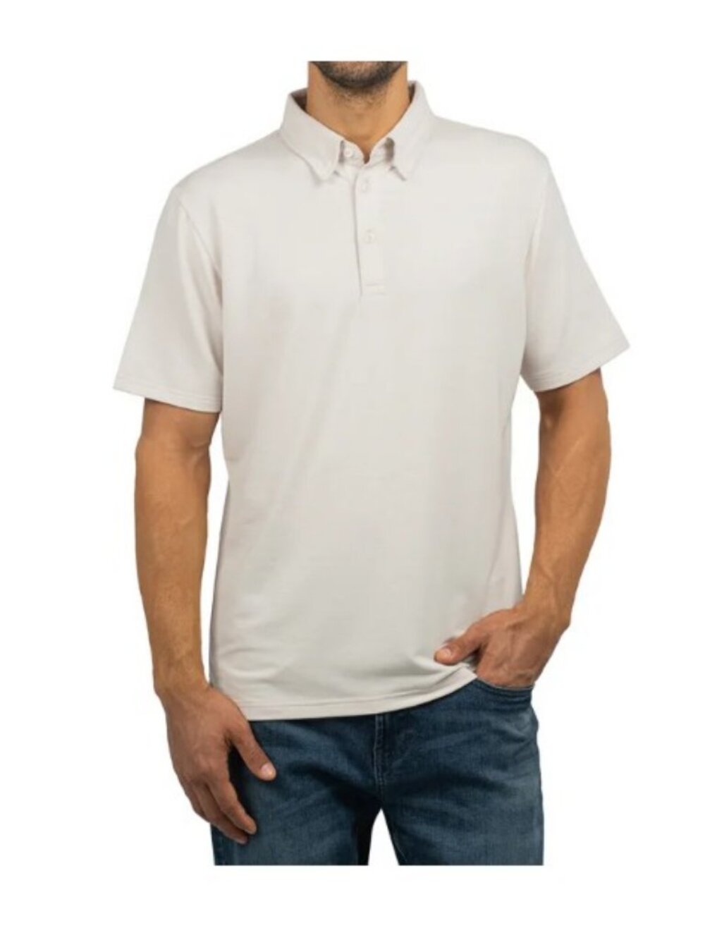 Jachs New York Tan Polo, Size Large, NWT